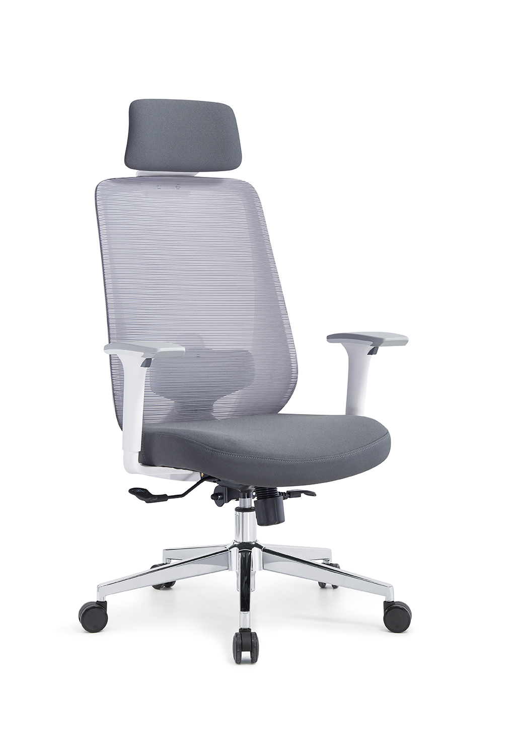 809A High Back Mesh Office Chair Grey