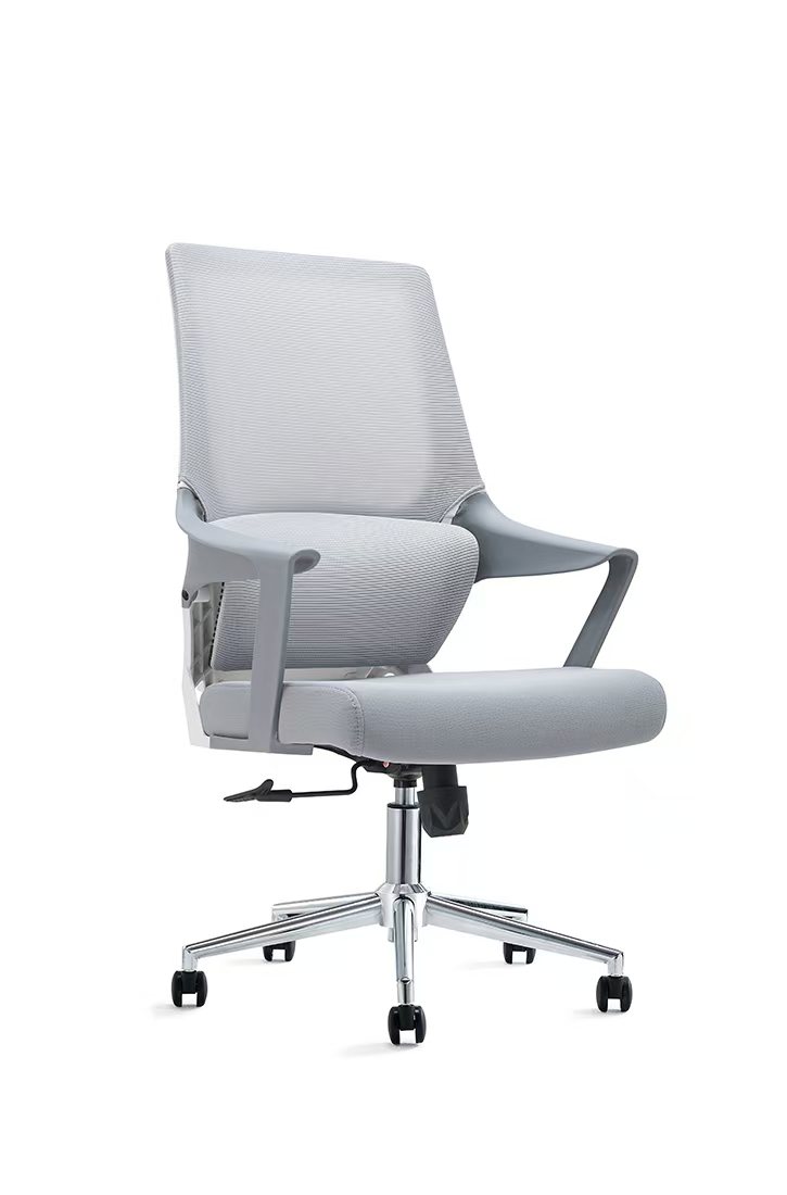 2156B Mid Back Mesh Office Chair Grey