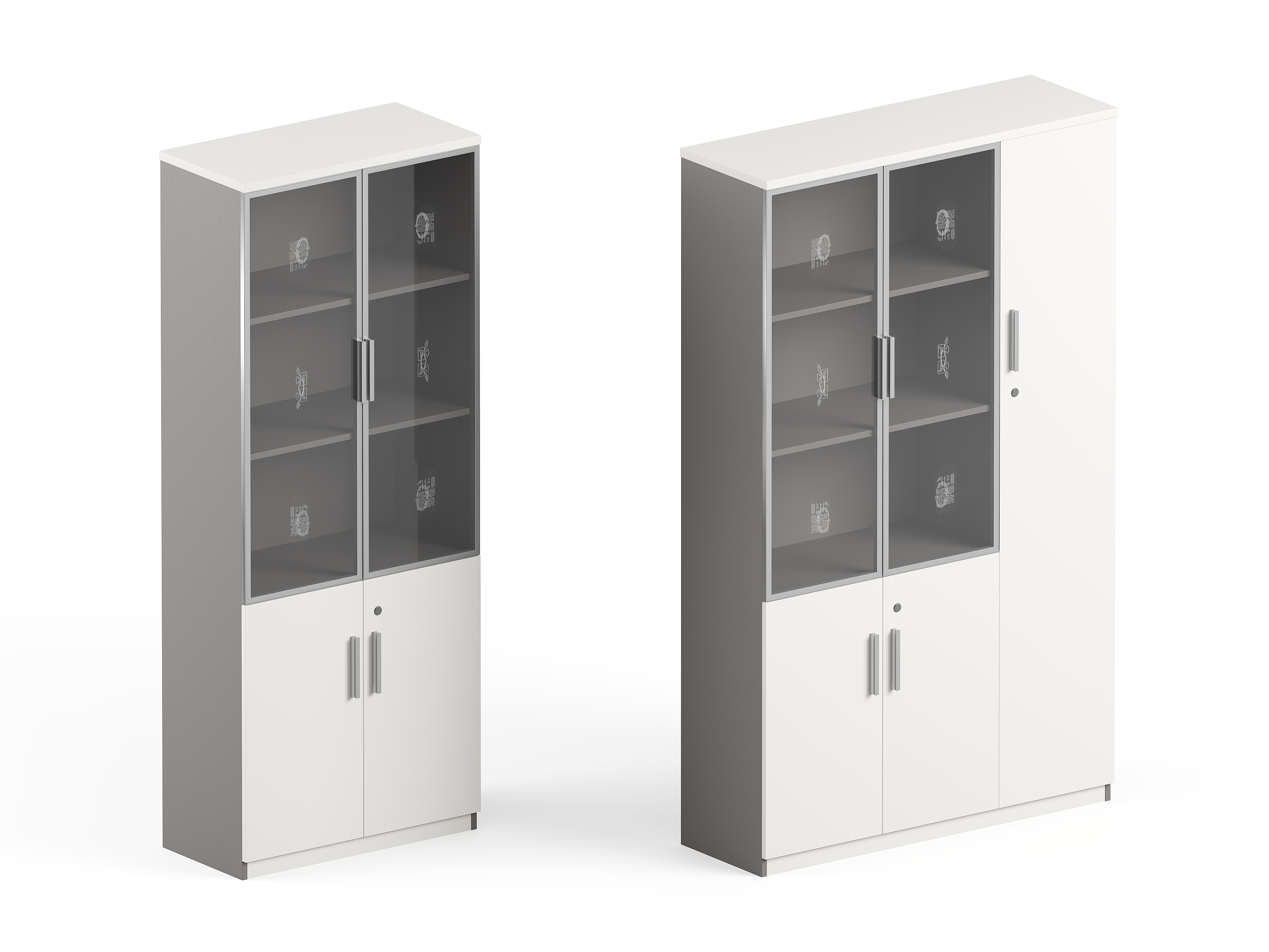 Cadi File Cabinet with Glass Doors